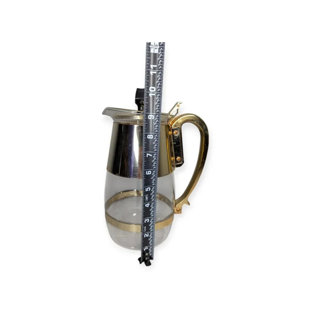 Vintage Silex Duette Coffee Tea Serving Carafe Mid Century Modern